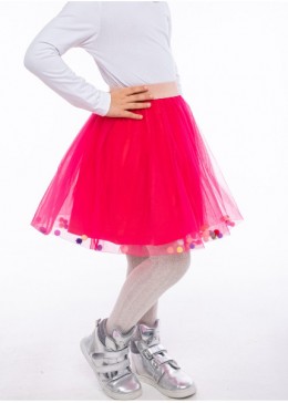 Vidoli малиновая фатиновая юбка для девочки G-21886W